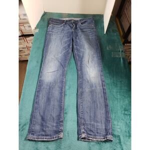 Gap Jeans Size 12 Womens Blue Denim Stretch Pants Ladies Mid Rise Real Straight